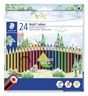 Staedtler Kleurpotlood Noris Upcycled Hout ass (24)